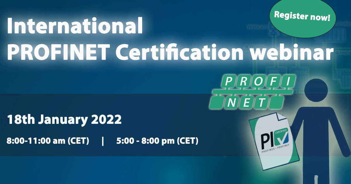 Je bekijkt nu International PROFINET certification webinar